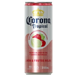 CORONA RTD TROPICAL FRUTOS ROJOS - LATA 355 ML