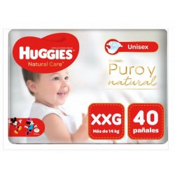 PAÑAL HUGGIES NAT CARE XXG - UNIDAD