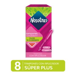 TAMPONES NOSOTRAS SUPER PLUS CJ CON APLICADOR